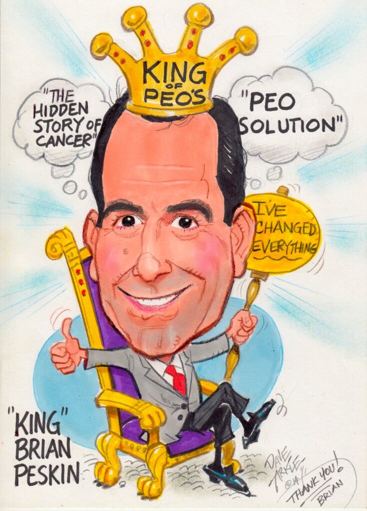 Thanks to renowned master caricaturist Dave Arkle for this beautiful (and humorous) gift.